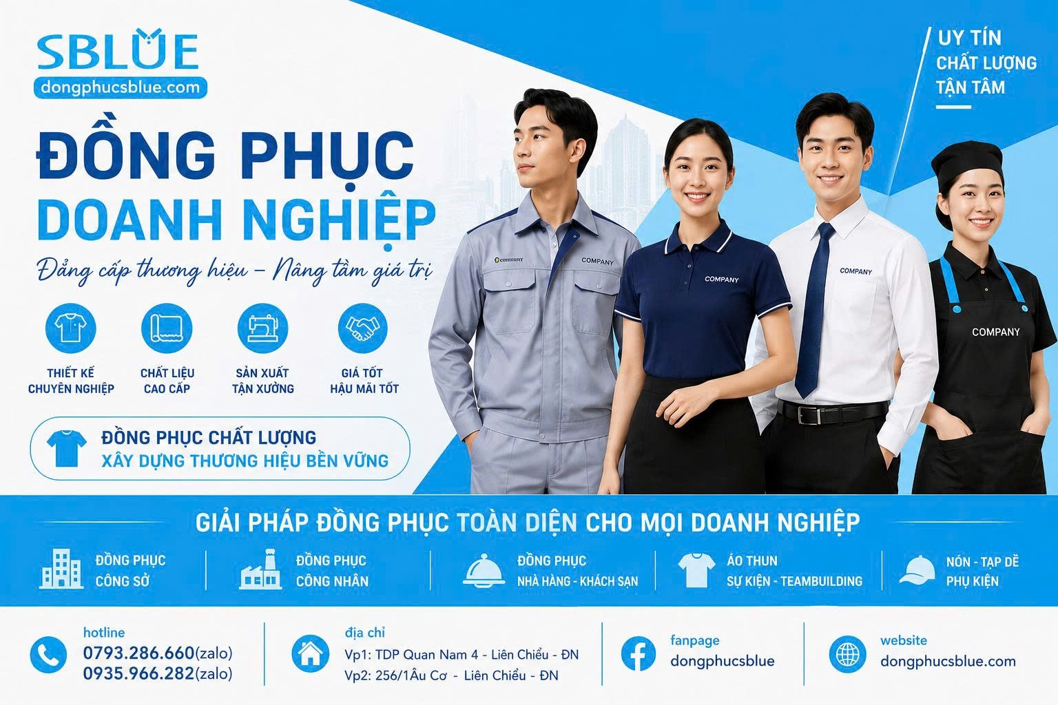 Mẫu đồng phục SBLUE