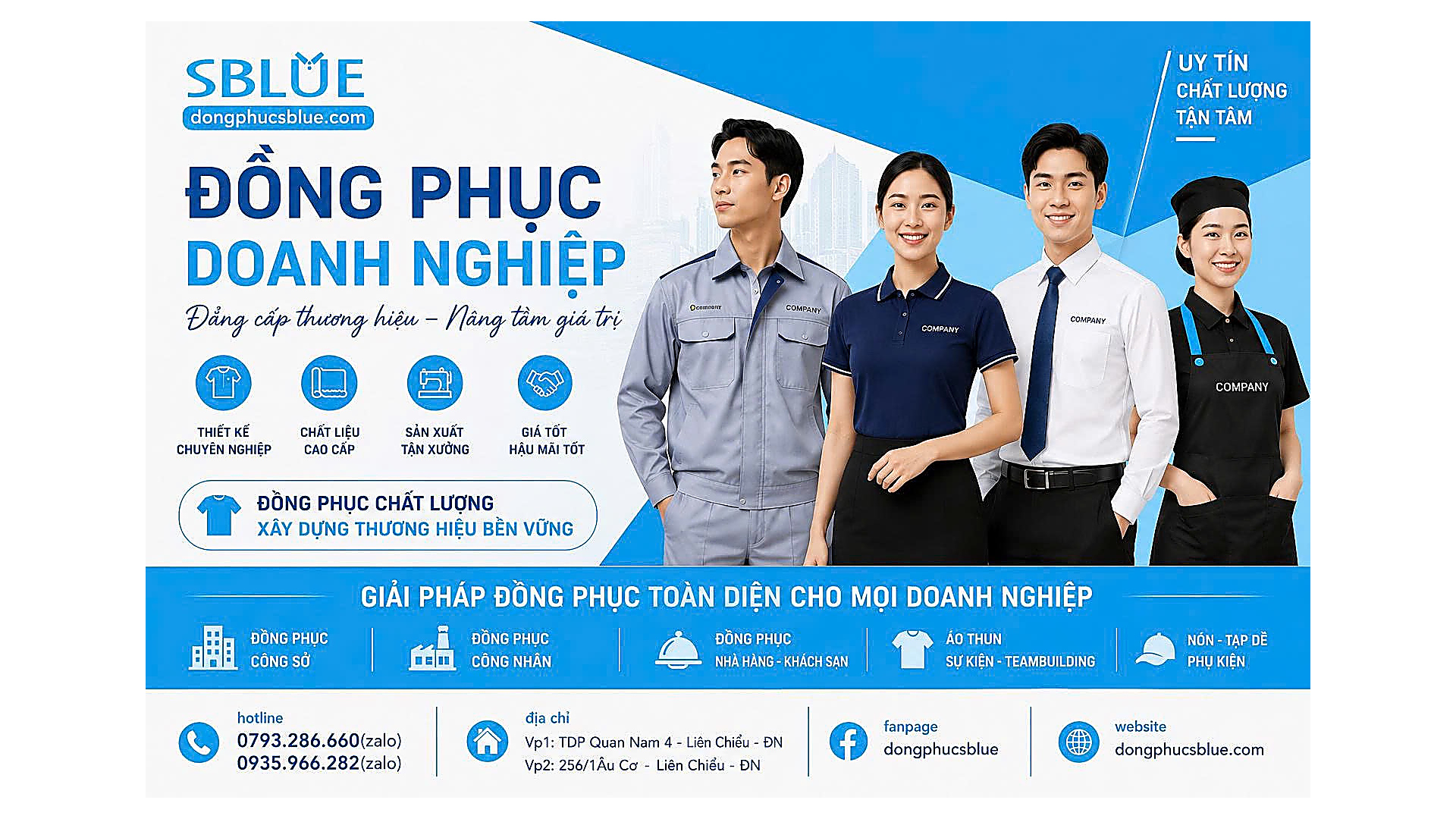 SBLUE - Đồng phục theo yêu cầu